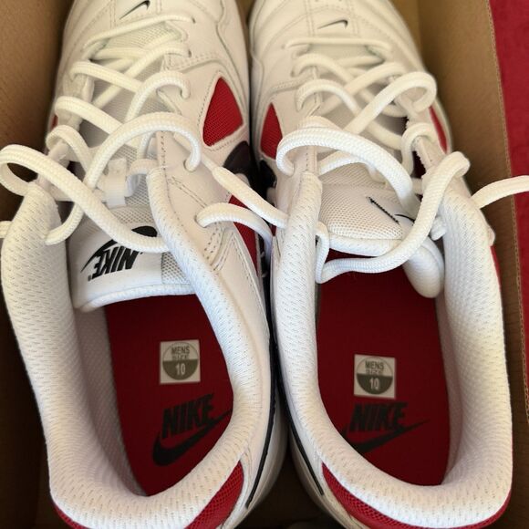 NEW Nike Gato Shoes White/Black  Gym Red Sneakers MEN SIZE 10 main image 5